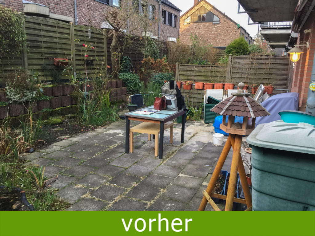 Gartengestaltung vorher