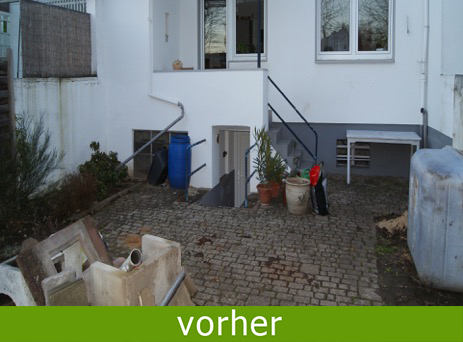 Gartengestaltung vorher