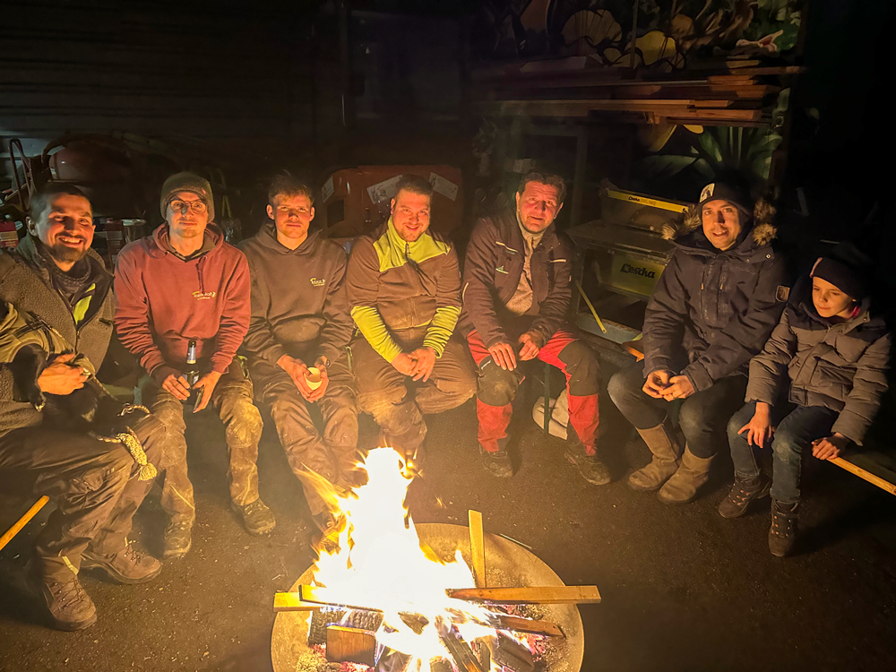 work-life-balance und Lagerfeuer