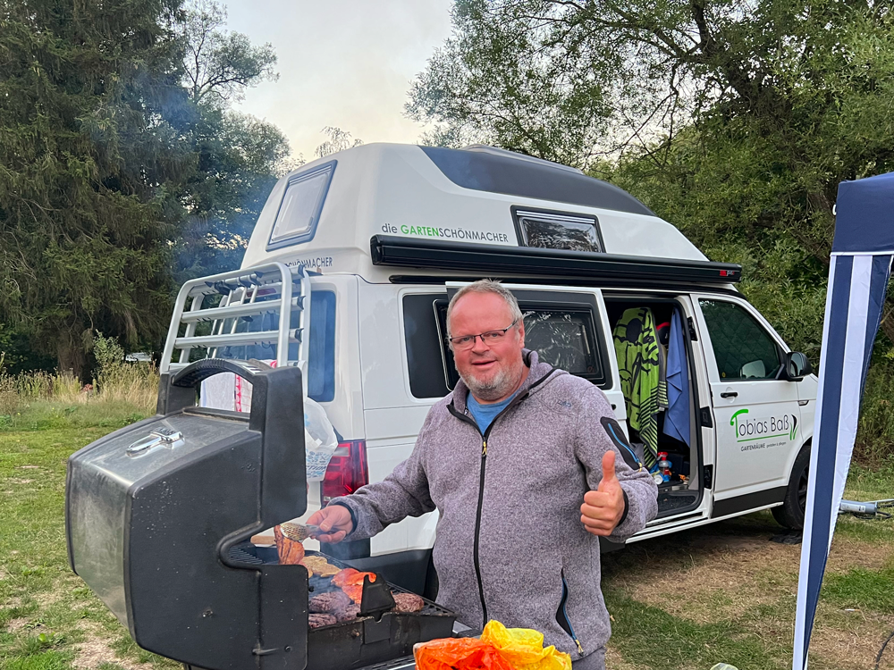 work-life-balance und grillen